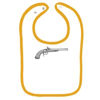 Infant Contrast Trim Terry Bib Thumbnail