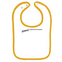 Infant Contrast Trim Terry Bib Thumbnail