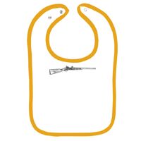 Infant Contrast Trim Terry Bib Thumbnail