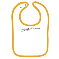 Infant Contrast Trim Terry Bib Thumbnail