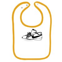 Infant Contrast Trim Terry Bib Thumbnail