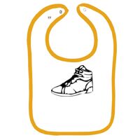 Infant Contrast Trim Terry Bib Thumbnail