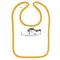 Infant Contrast Trim Terry Bib Thumbnail