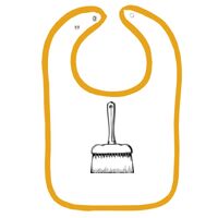 Infant Contrast Trim Terry Bib Thumbnail