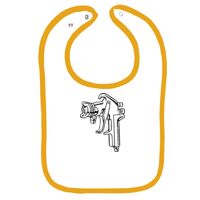 Infant Contrast Trim Terry Bib Thumbnail