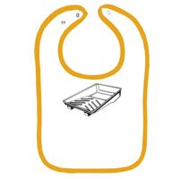 Infant Contrast Trim Terry Bib Thumbnail