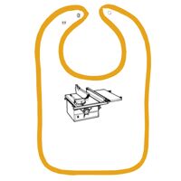 Infant Contrast Trim Terry Bib Thumbnail
