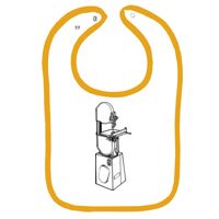 Infant Contrast Trim Terry Bib Thumbnail