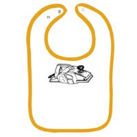 Infant Contrast Trim Terry Bib Thumbnail