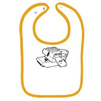 Infant Contrast Trim Terry Bib Thumbnail