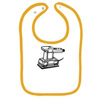 Infant Contrast Trim Terry Bib Thumbnail