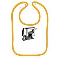 Infant Contrast Trim Terry Bib Thumbnail