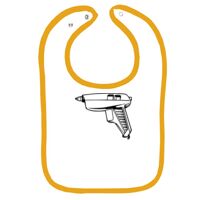 Infant Contrast Trim Terry Bib Thumbnail