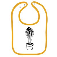 Infant Contrast Trim Terry Bib Thumbnail