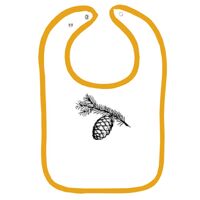 Infant Contrast Trim Terry Bib Thumbnail