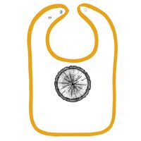 Infant Contrast Trim Terry Bib Thumbnail