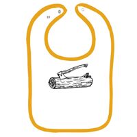 Infant Contrast Trim Terry Bib Thumbnail