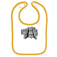 Infant Contrast Trim Terry Bib Thumbnail