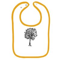 Infant Contrast Trim Terry Bib Thumbnail