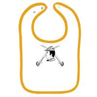 Infant Contrast Trim Terry Bib Thumbnail