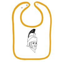 Infant Contrast Trim Terry Bib Thumbnail