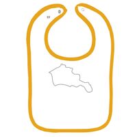 Infant Contrast Trim Terry Bib Thumbnail