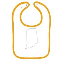 Infant Contrast Trim Terry Bib Thumbnail