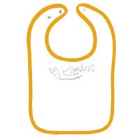 Infant Contrast Trim Terry Bib Thumbnail