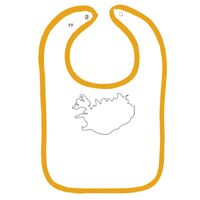 Infant Contrast Trim Terry Bib Thumbnail