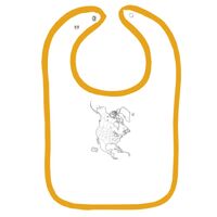 Infant Contrast Trim Terry Bib Thumbnail