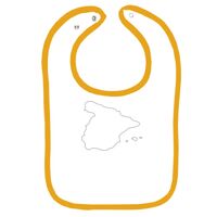 Infant Contrast Trim Terry Bib Thumbnail