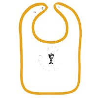 Infant Contrast Trim Terry Bib Thumbnail