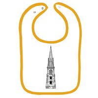 Infant Contrast Trim Terry Bib Thumbnail