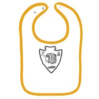 Infant Contrast Trim Terry Bib Thumbnail