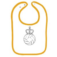 Infant Contrast Trim Terry Bib Thumbnail