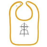 Infant Contrast Trim Terry Bib Thumbnail