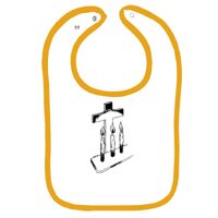 Infant Contrast Trim Terry Bib Thumbnail