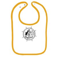 Infant Contrast Trim Terry Bib Thumbnail