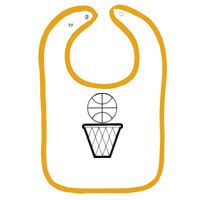 Infant Contrast Trim Terry Bib Thumbnail