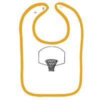 Infant Contrast Trim Terry Bib Thumbnail