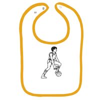 Infant Contrast Trim Terry Bib Thumbnail