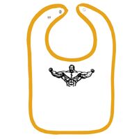 Infant Contrast Trim Terry Bib Thumbnail