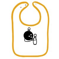 Infant Contrast Trim Terry Bib Thumbnail