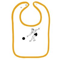 Infant Contrast Trim Terry Bib Thumbnail