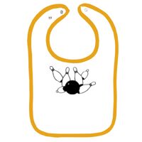 Infant Contrast Trim Terry Bib Thumbnail