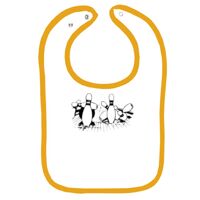 Infant Contrast Trim Terry Bib Thumbnail