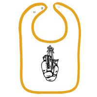 Infant Contrast Trim Terry Bib Thumbnail