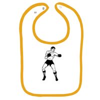 Infant Contrast Trim Terry Bib Thumbnail