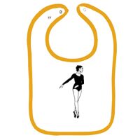 Infant Contrast Trim Terry Bib Thumbnail