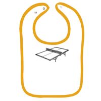 Infant Contrast Trim Terry Bib Thumbnail